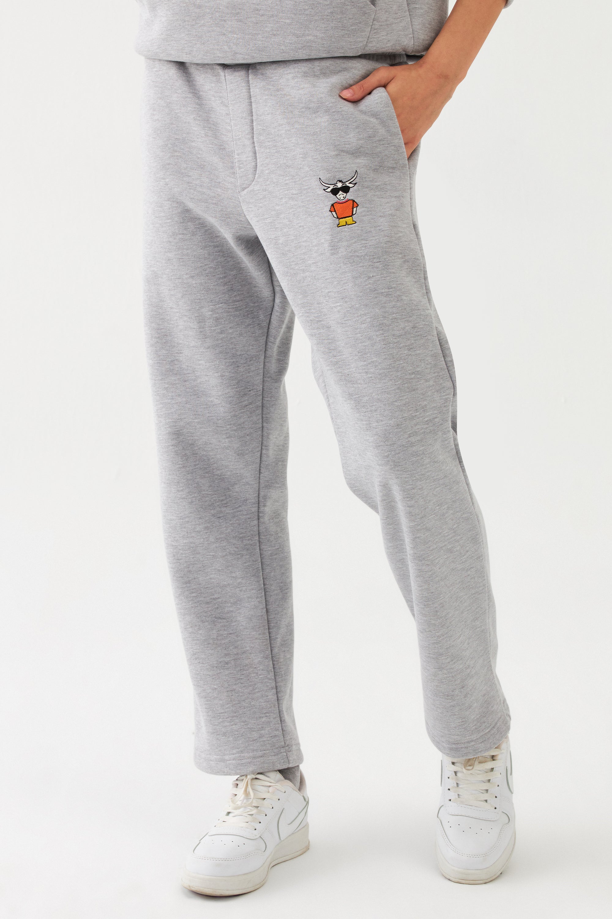 The Bull Damen Jogginghose 420GSM Grau