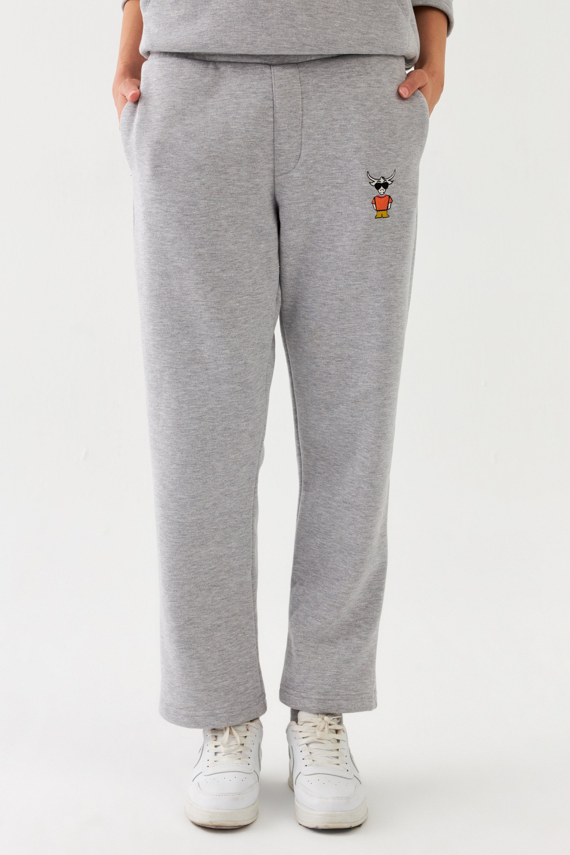 The Bull Damen Jogginghose 420GSM Grau