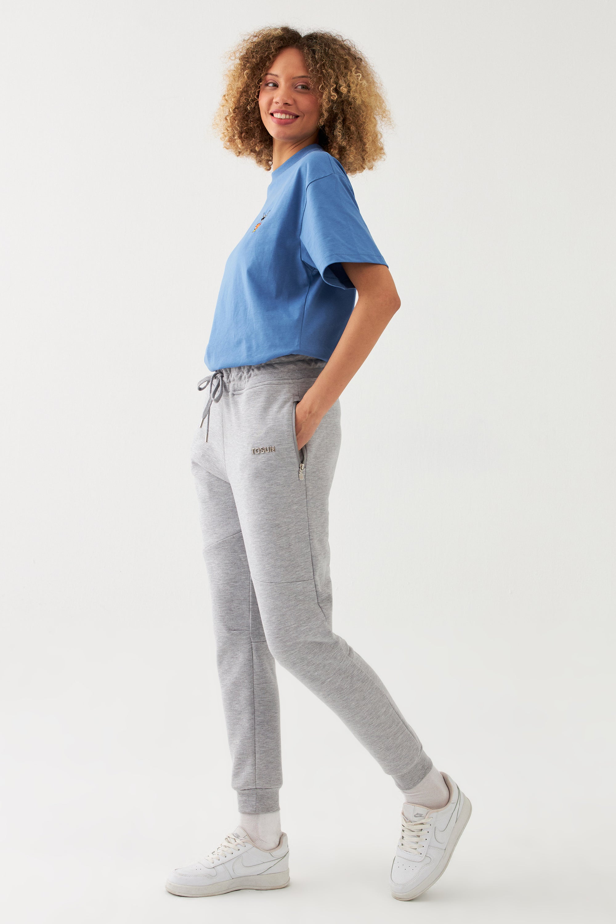 The Brand Regular Fit Damen Jogger Grau