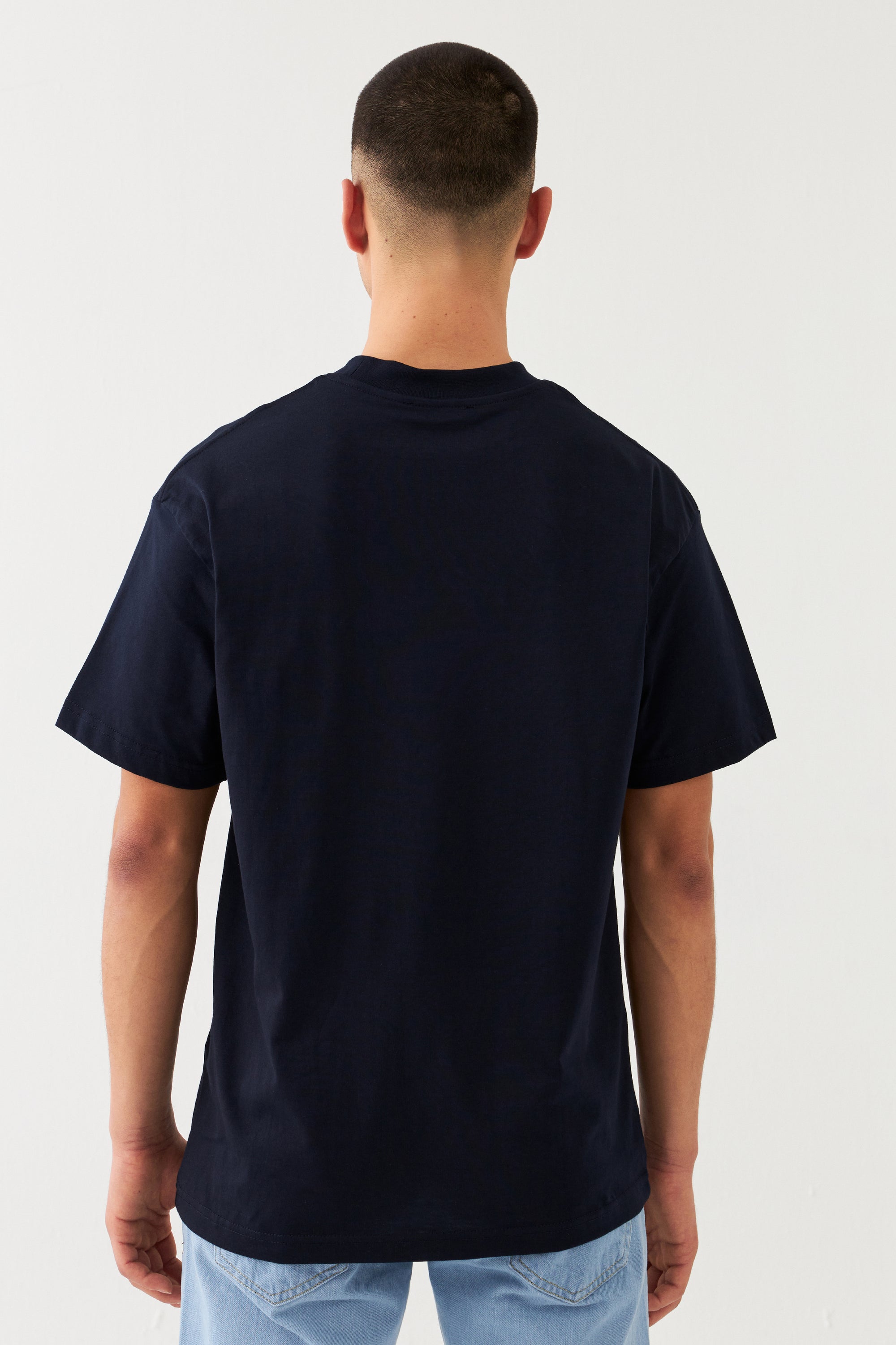 The Bull Head Box Fit Damen T-Shirt Navy