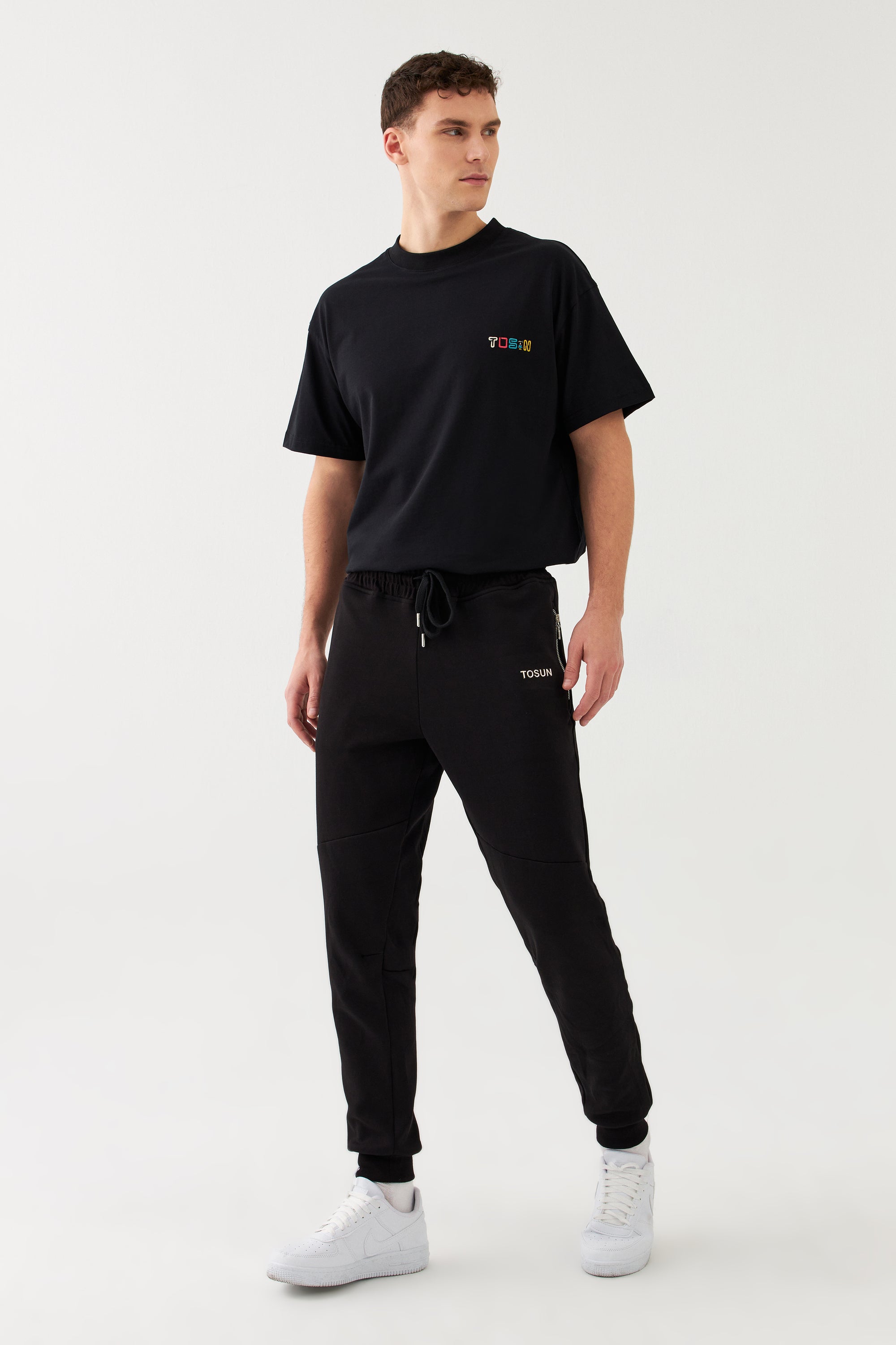 The Brand Regular Fit Herren Jogger Schwarz