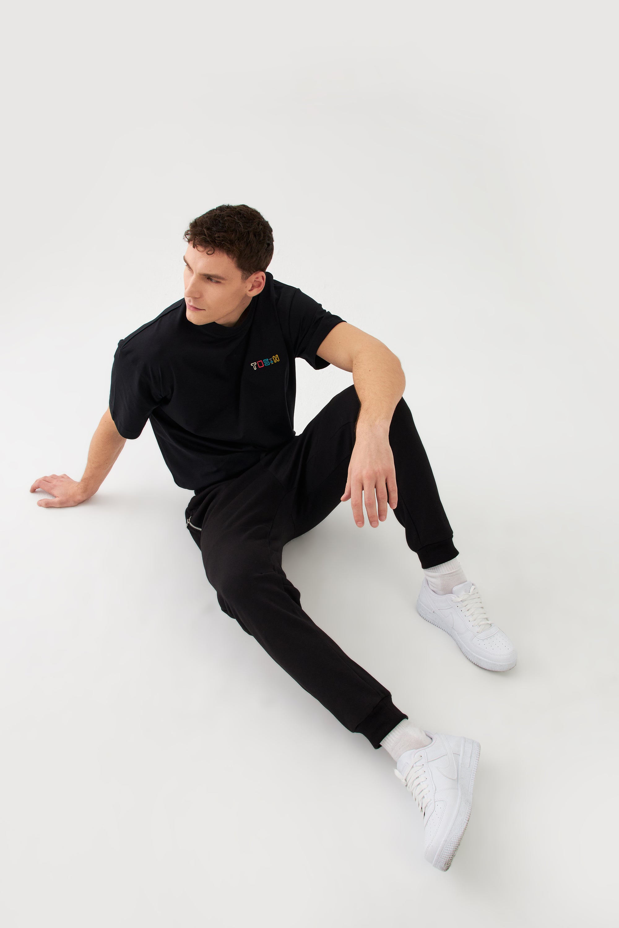 The Brand Regular Fit Herren Jogger Schwarz